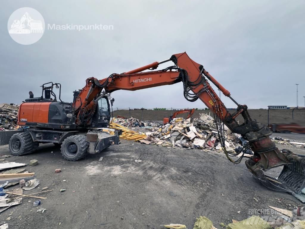 Hitachi ZX 170 W-6 Pyöräkaivukoneet