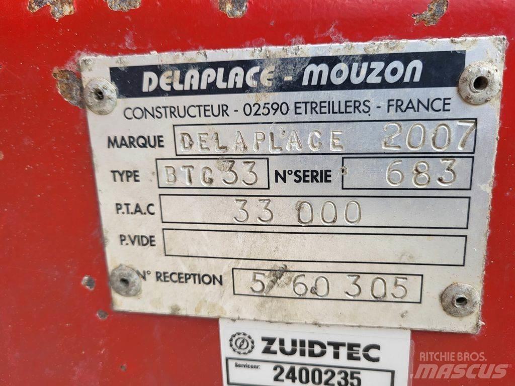 Delaplace 33 ton Kippiperävaunut