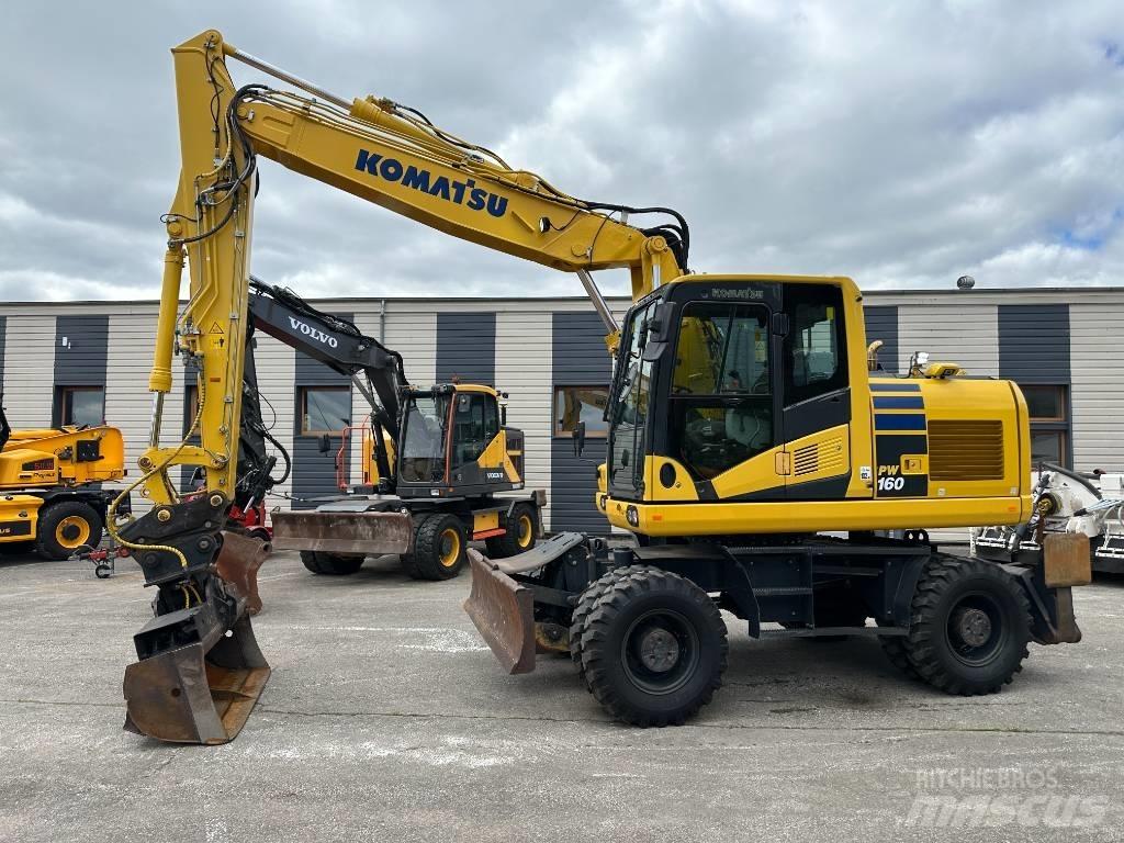 Komatsu PW160-11 Pyöräkaivukoneet