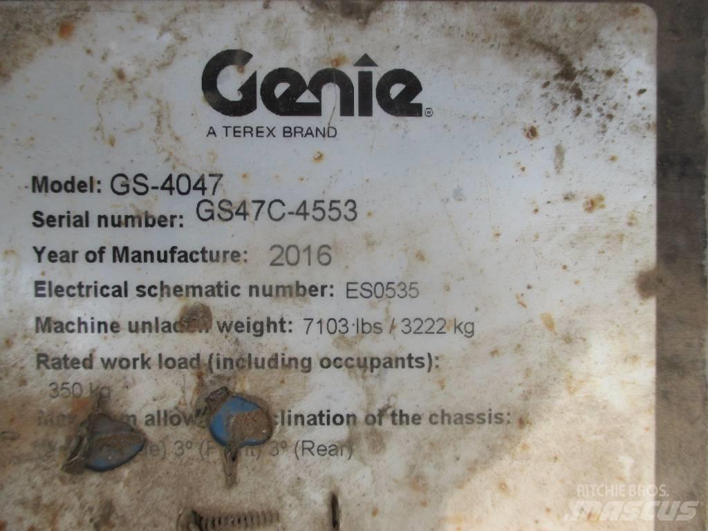 Genie GS 4047 Saksilavat