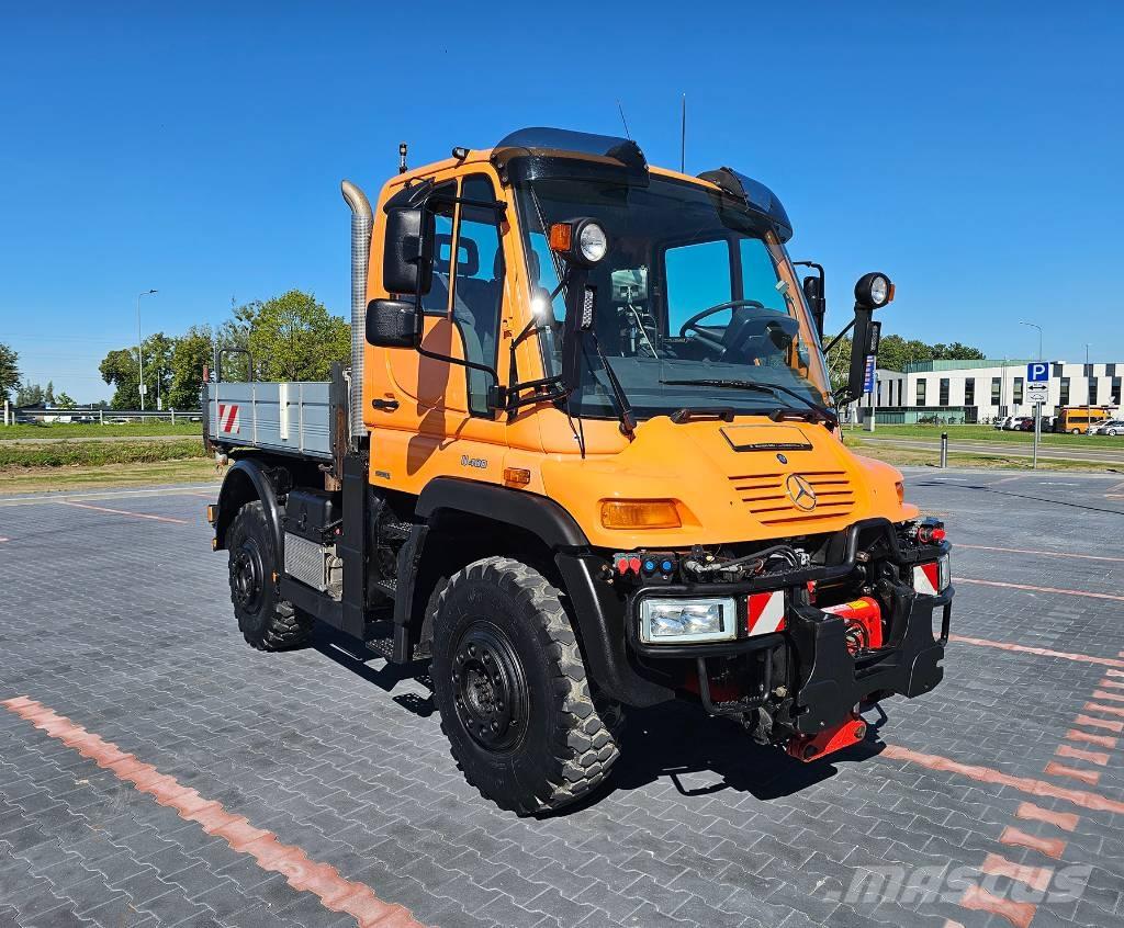 Unimog U400 Nostovarsi-vaihtolavakuorma-autot