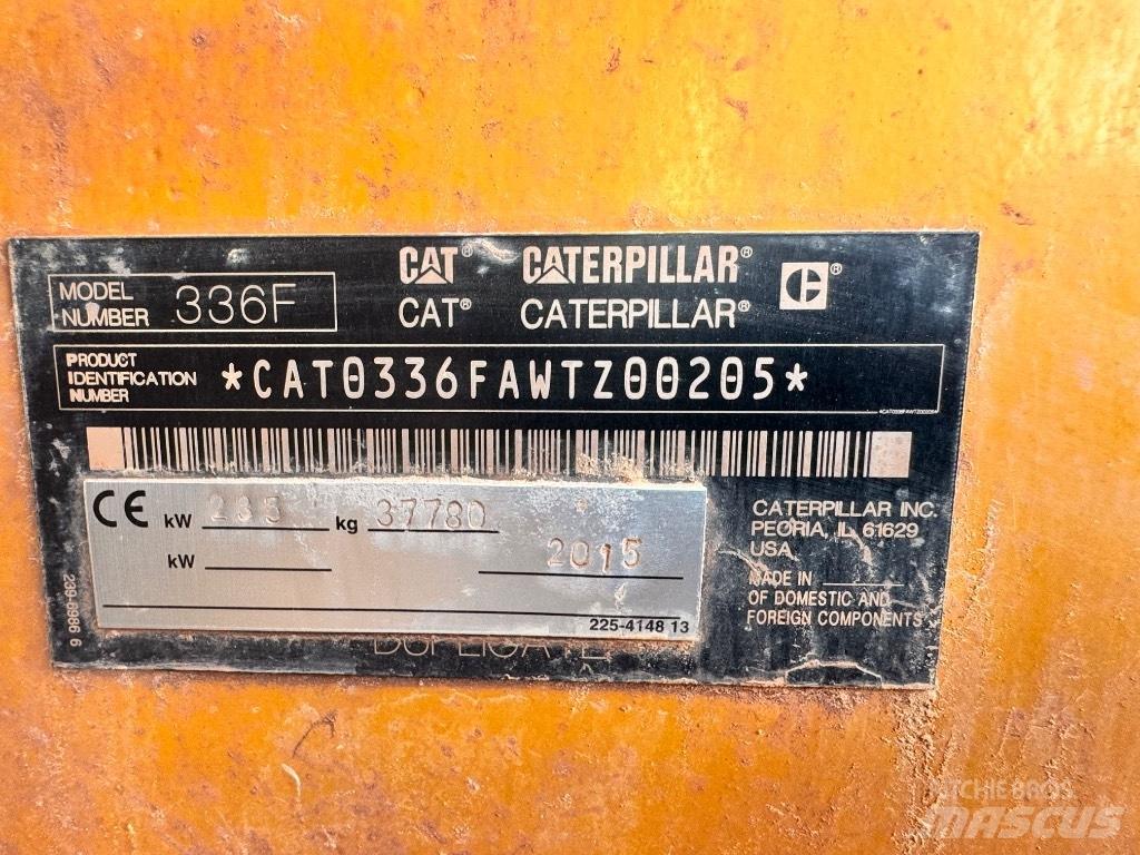 CAT 336 F L Telakaivukoneet