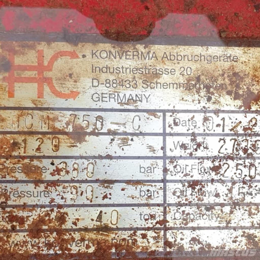  KONVERMA HCM 750C Asfaltti- ja betonileikkurit