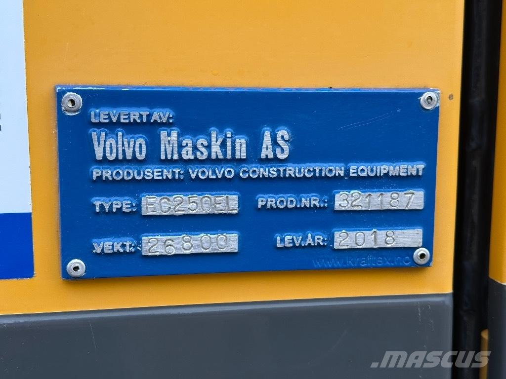 Volvo EC 250 EL Telakaivukoneet