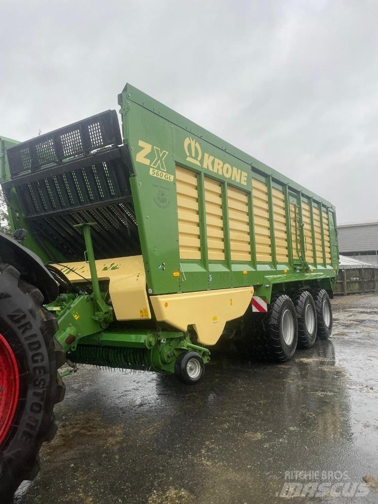 Krone ZX 560 GL Keräävät noukinvaunut ja silppurivaunut
