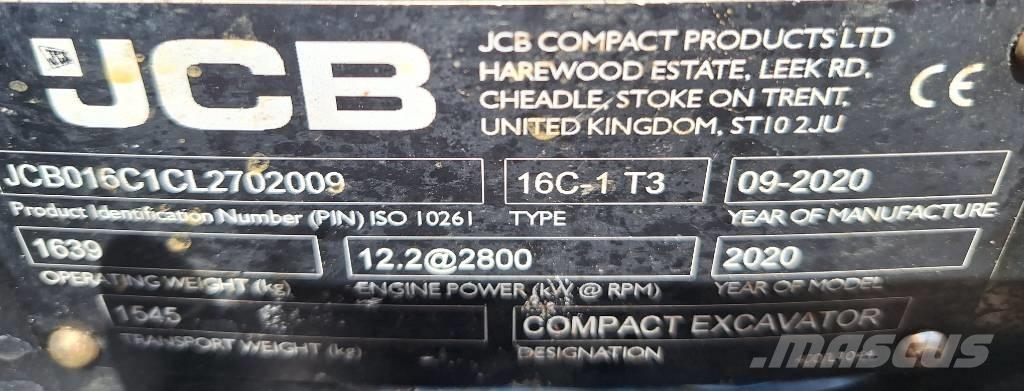 JCB 16 C-1 Minikaivukoneet < 7t