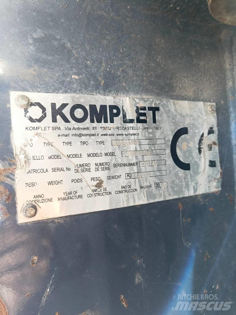 Komplet Krokodile Jätteen silppurit