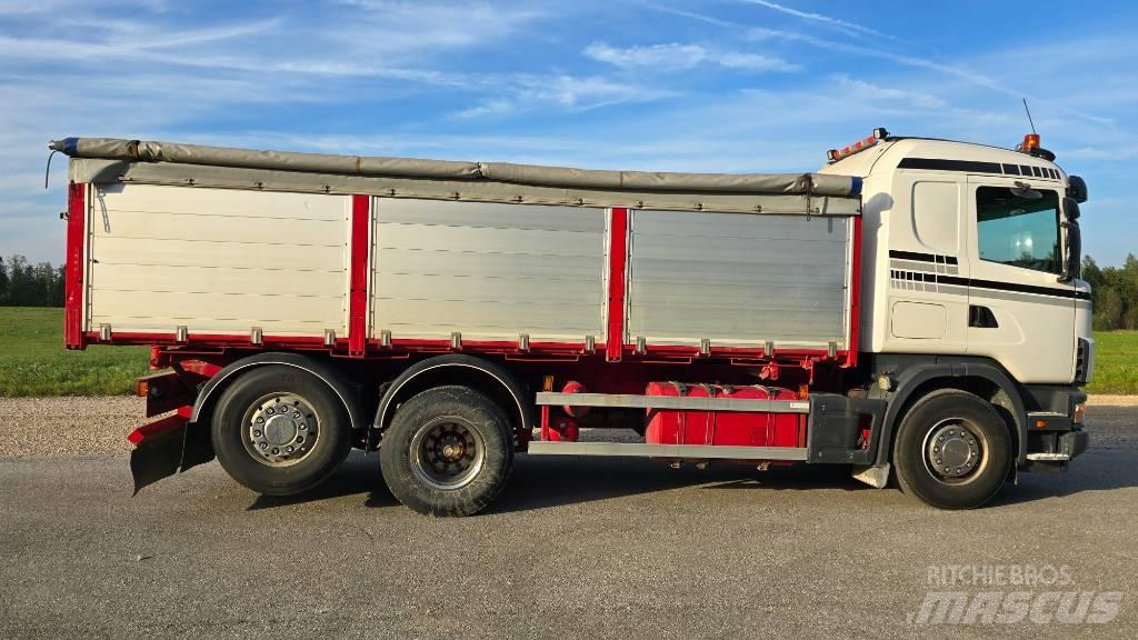 Scania R 124 LB Sora- ja kippiautot