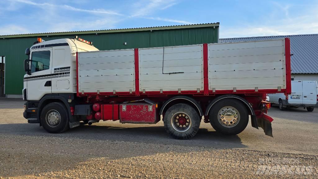 Scania R 124 LB Sora- ja kippiautot