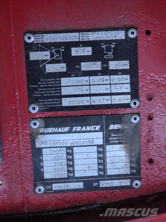 Fruehauf 39T Muut perävaunut