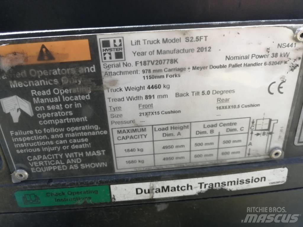 Hyster S2.5FT Nestekaasutrukit