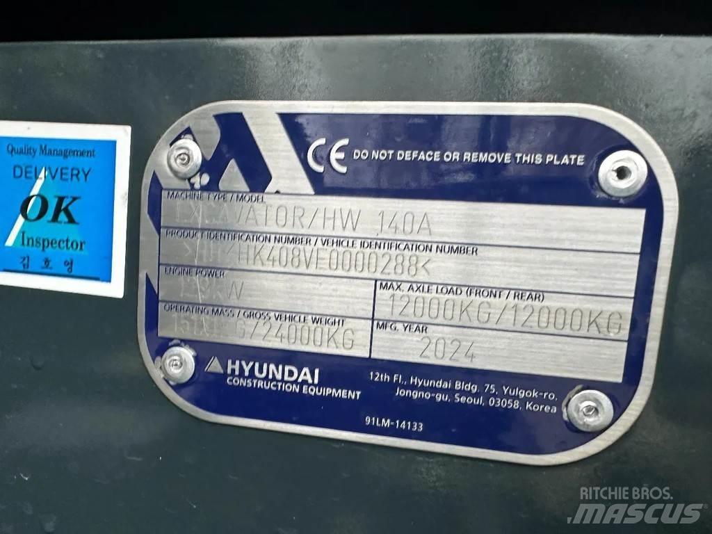 Hyundai HW140A Pyöräkaivukoneet