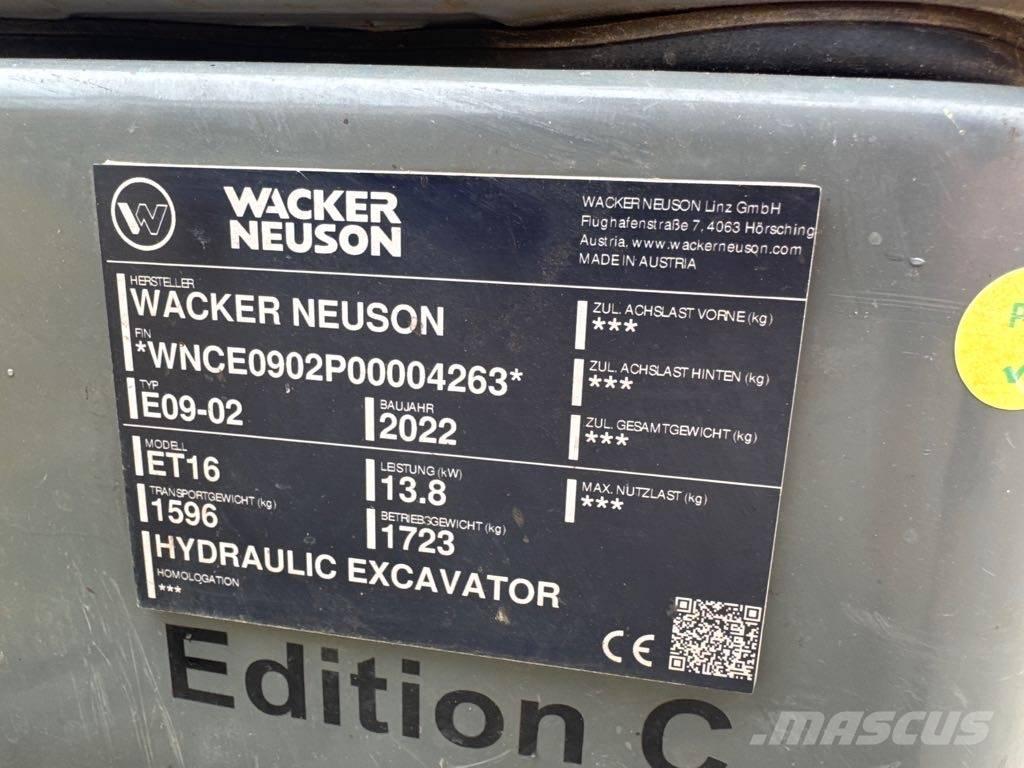 Wacker Neuson ET16 Telakaivukoneet