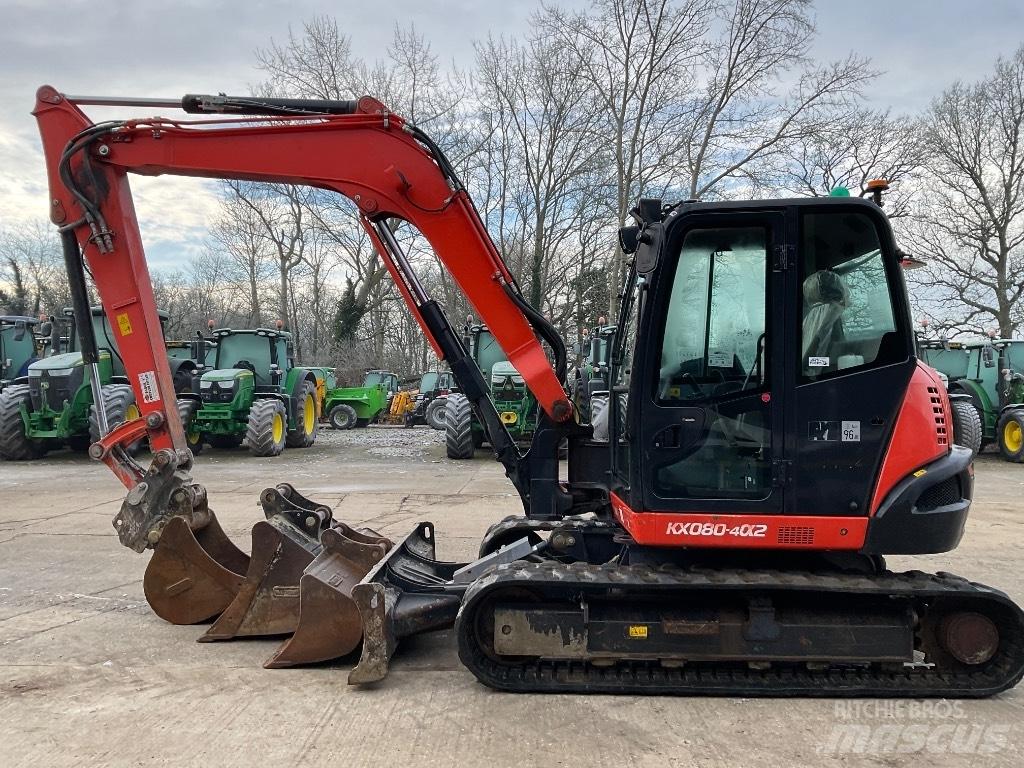 KUBOTA KX080 Midikaivukoneet 7t - 12t