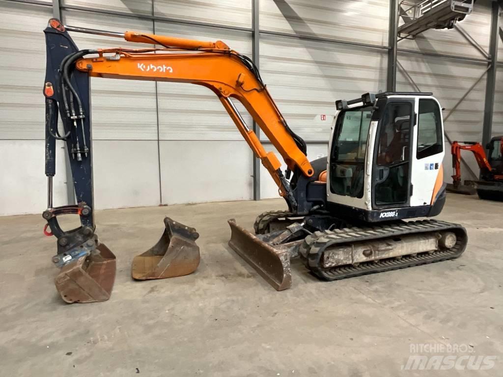 Kubota KX 080-3 Midikaivukoneet 7t - 12t