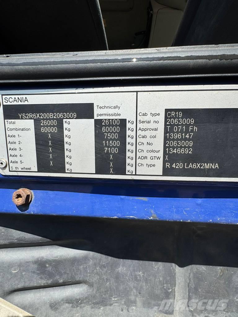 Scania R 420 Vetopöytäautot