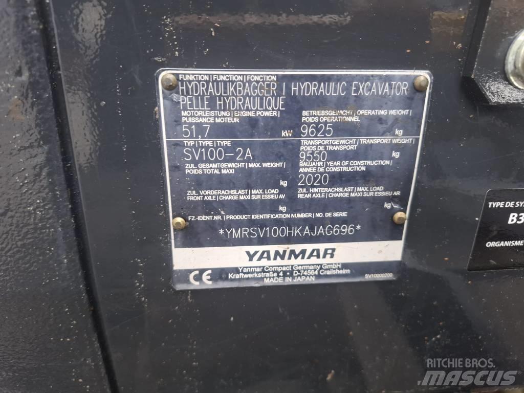 Yanmar SV 100-2A Midikaivukoneet 7t - 12t