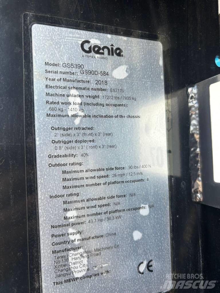 Genie GS 5390 RT Saksilavat