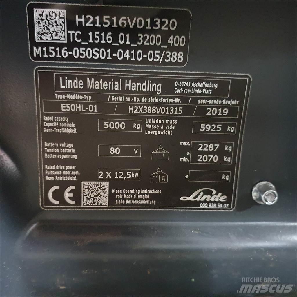 Linde E50HL Sähkötrukit