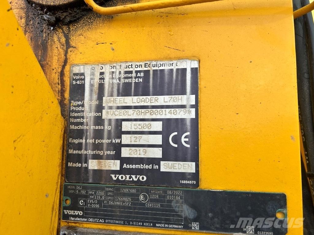 Volvo L 70 H Pyöräkuormaajat