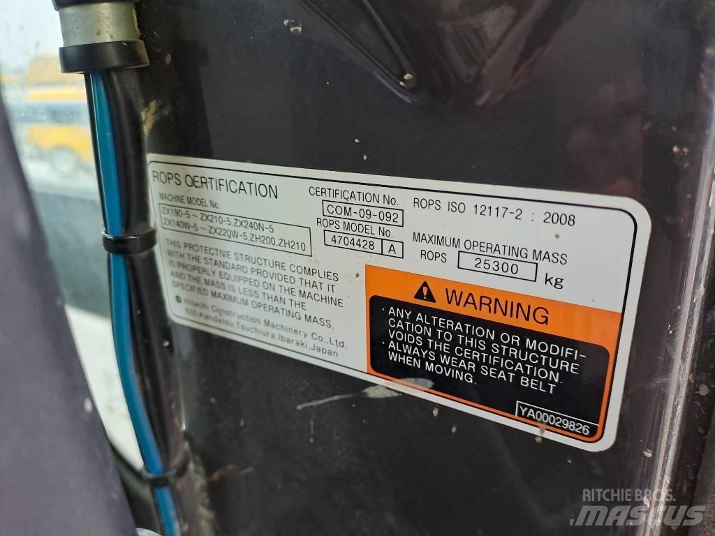 Hitachi ZX210LC-5B Telakaivukoneet
