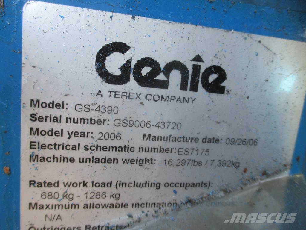 Genie GS 4390 RT Saksilavat