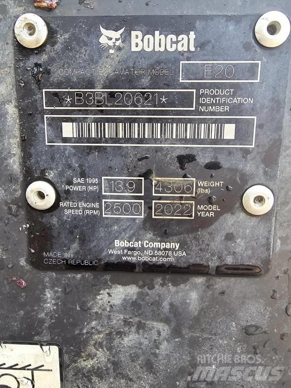 Bobcat E20 Minikaivukoneet < 7t
