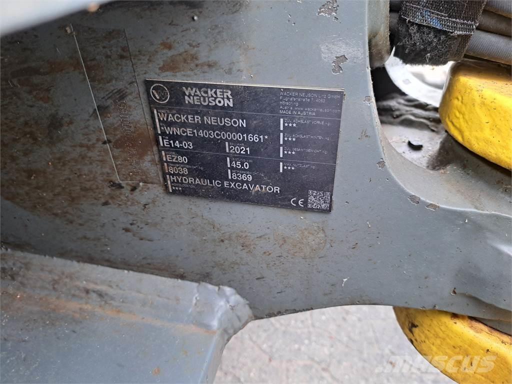 Wacker Neuson EZ80 Telakaivukoneet