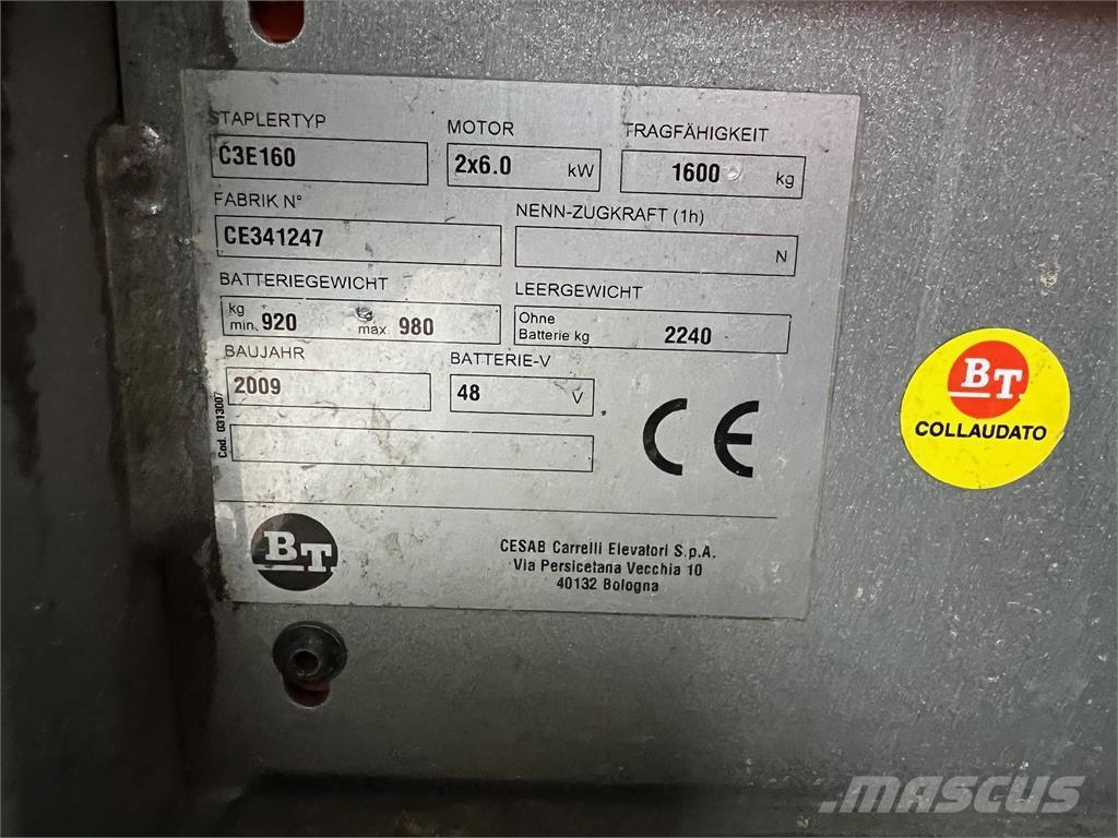 BT C3E160 Sähkötrukit