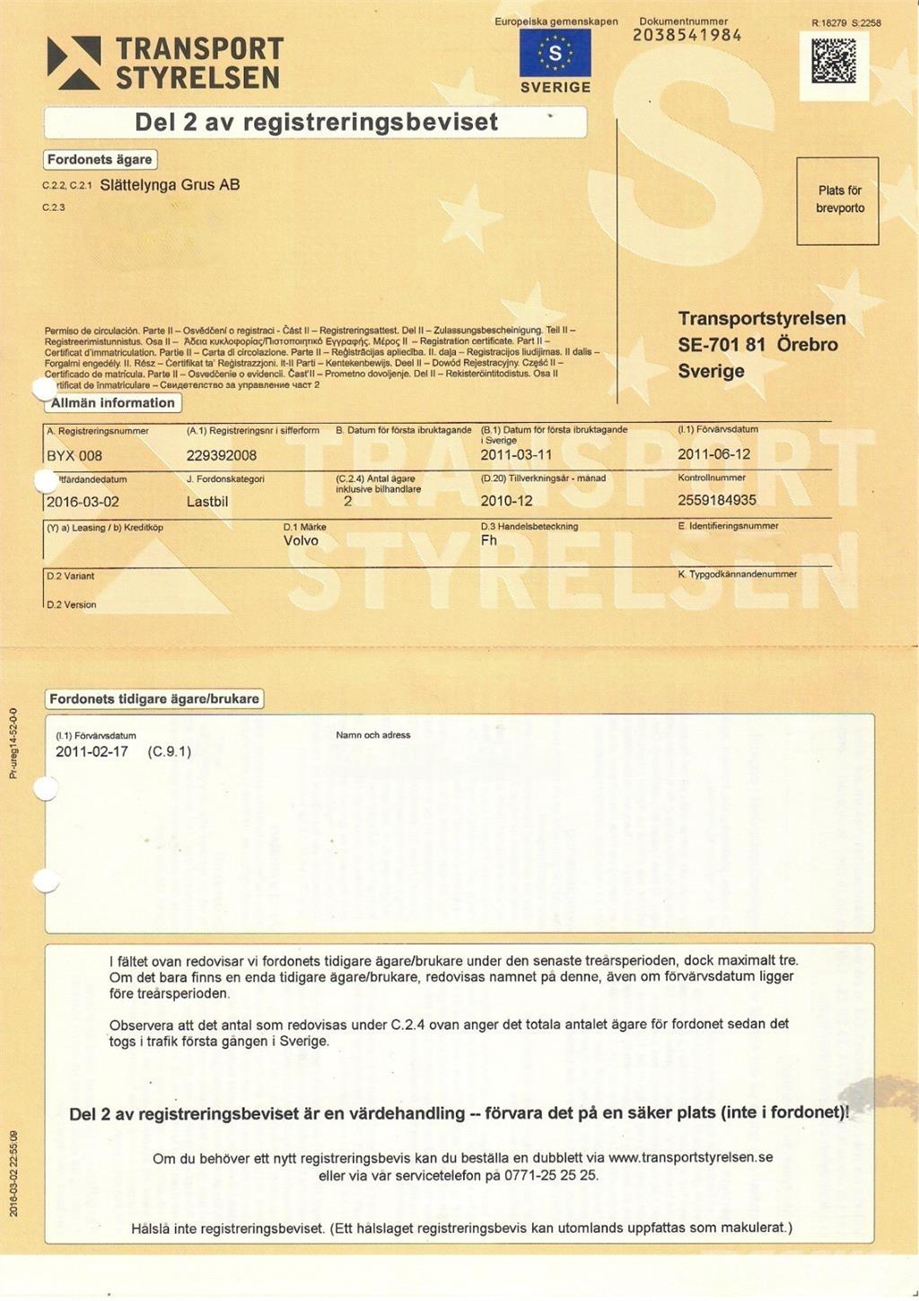 Volvo FH13 Kuorma-autoalustat