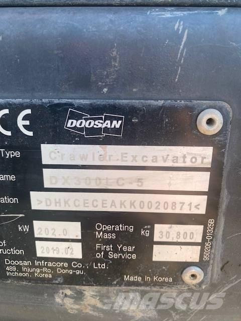 Doosan DX 300 LC-5 Telakaivukoneet