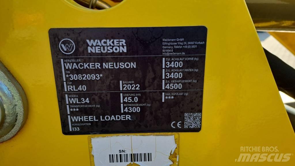Wacker Neuson WL34 Pyöräkuormaajat