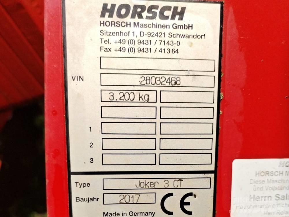 Horsch Joker 3 CT Kiekkomultaimet ja lautasäkeet