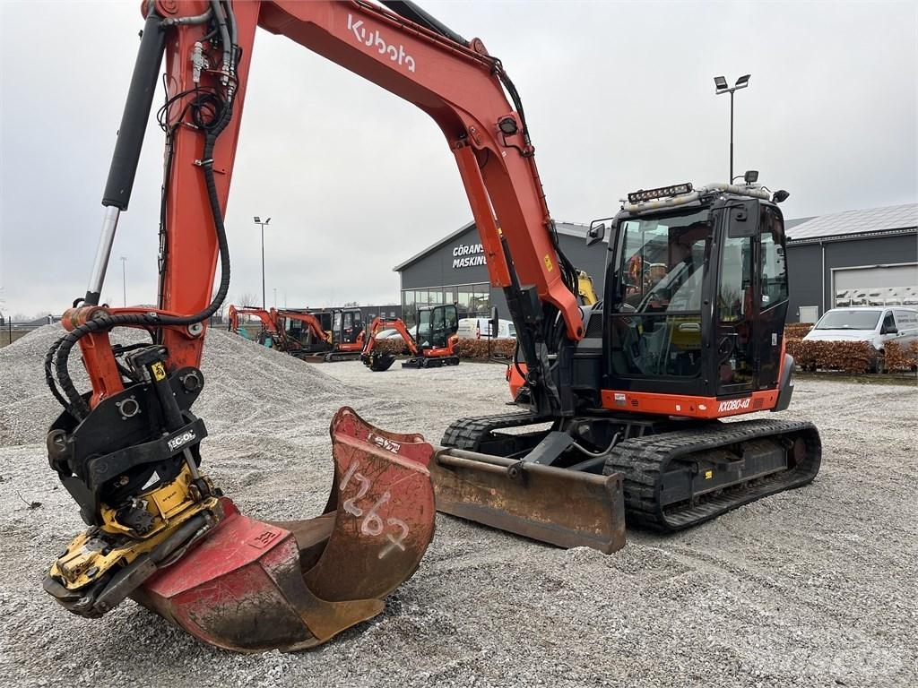 Kubota KX 080-4 Midikaivukoneet 7t - 12t