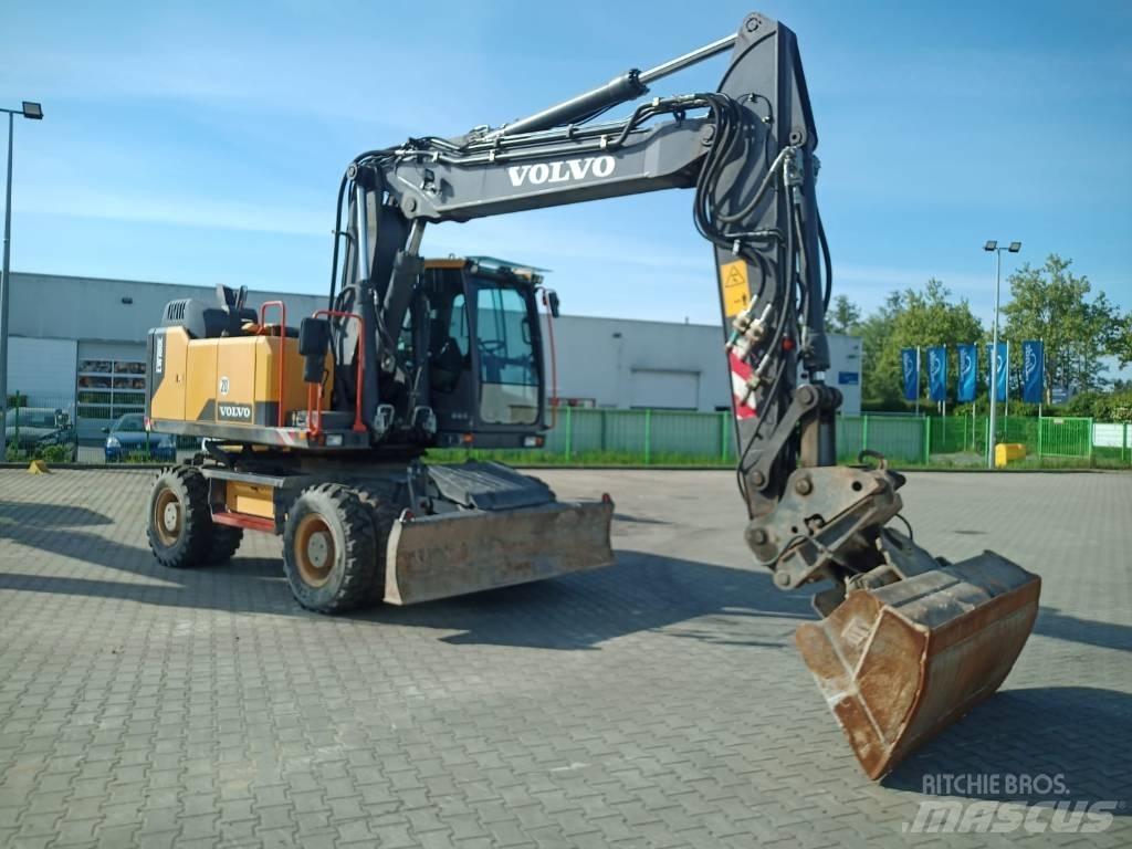 Volvo EW 180 E Pyöräkaivukoneet