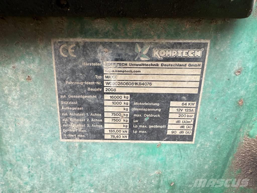 Komptech Maxx Mobiiliseulat