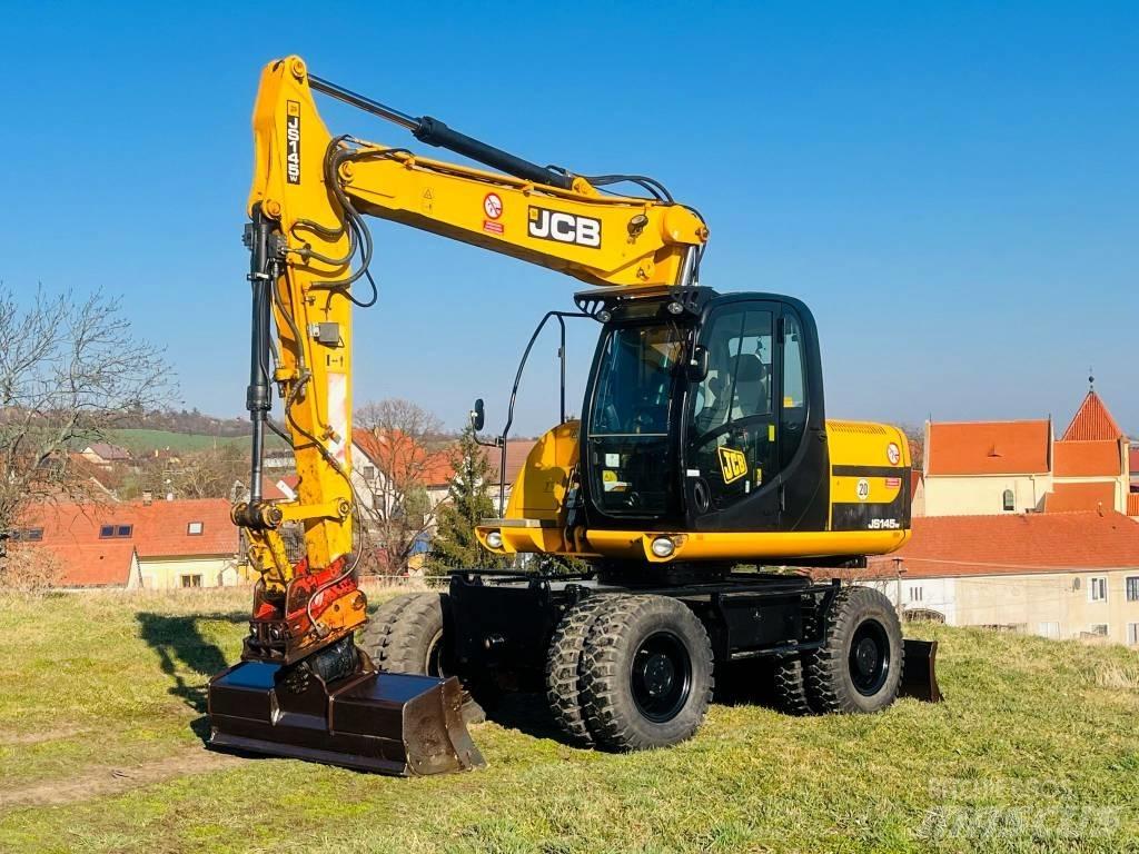 JCB JS 145 W Pyöräkaivukoneet