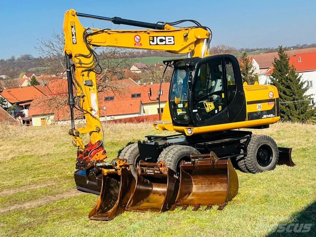JCB JS 145 W Pyöräkaivukoneet