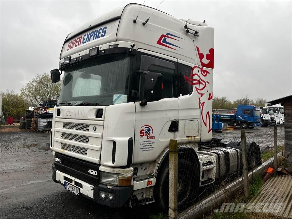 Scania R124 420 Vetopöytäautot