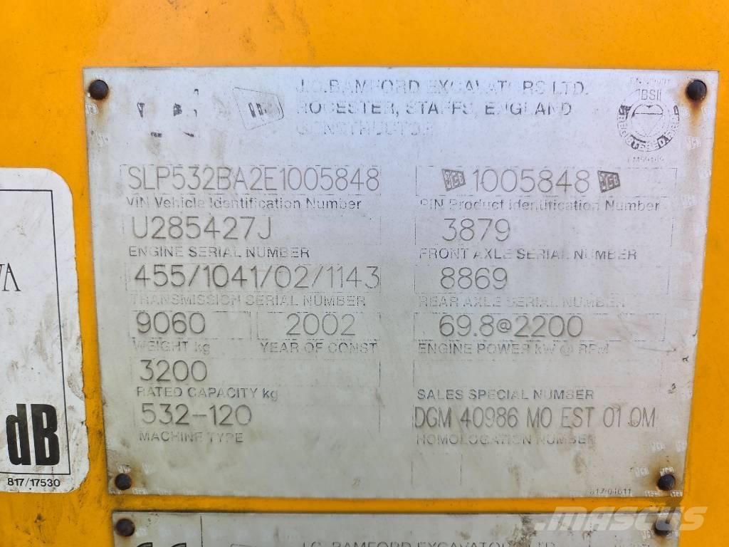 JCB 532-120 Kurottajat