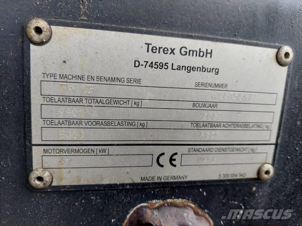 Terex TW 85 Pyöräkaivukoneet