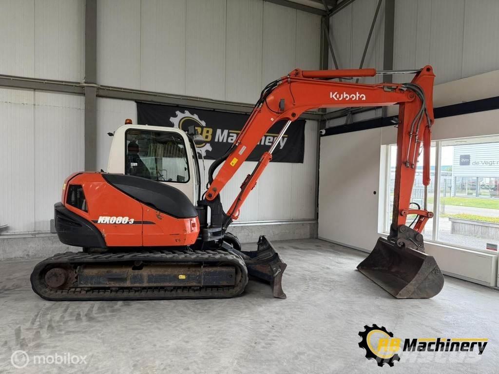 Kubota KX080-3 Midikaivukoneet 7t - 12t