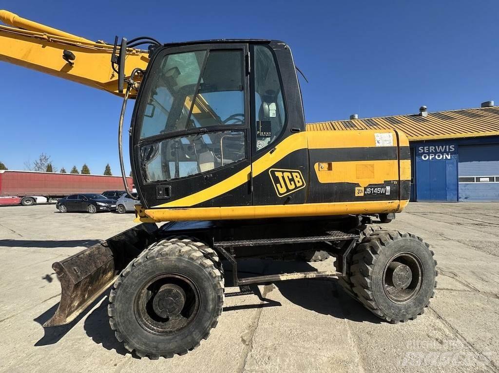 JCB JS145W Pyöräkaivukoneet