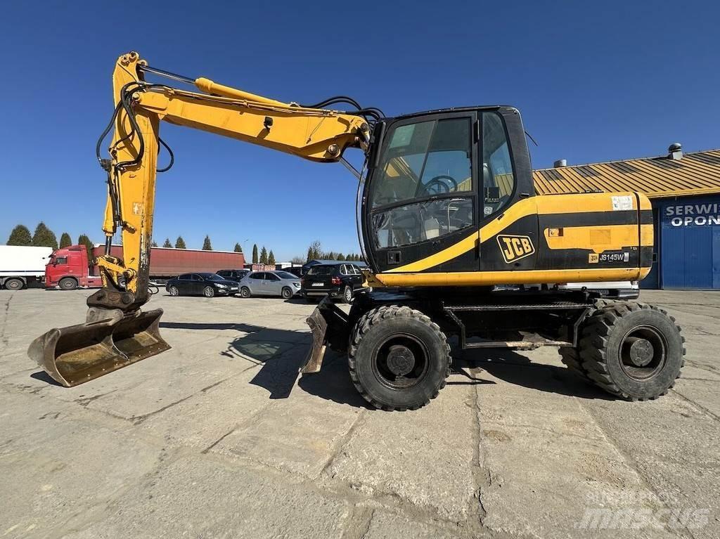 JCB JS145W Pyöräkaivukoneet