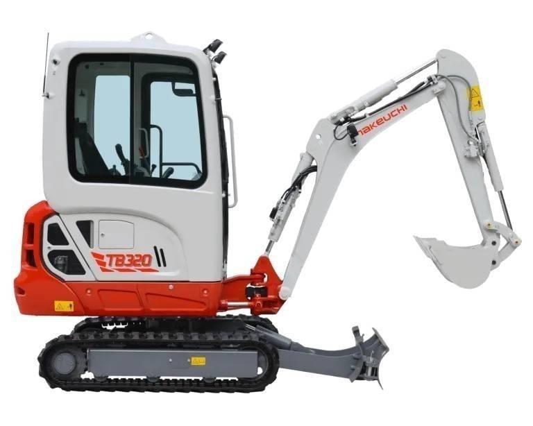 Takeuchi TB320 Minikaivukoneet < 7t