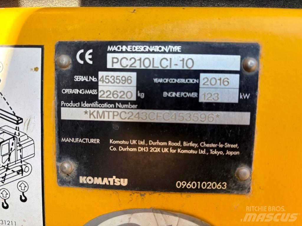 Komatsu PC 210 LC-10 Telakaivukoneet