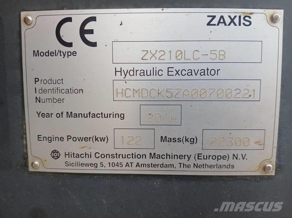 Hitachi ZX 210 LC-5B Telakaivukoneet
