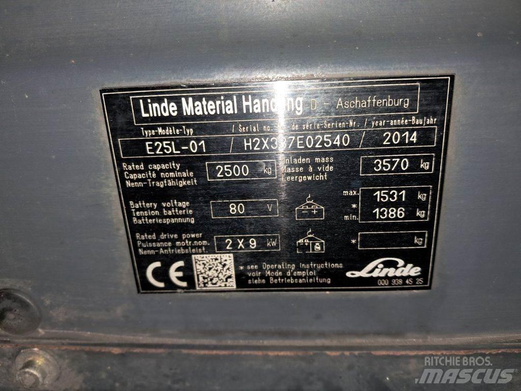 Linde E25L-01 Sähkötrukit