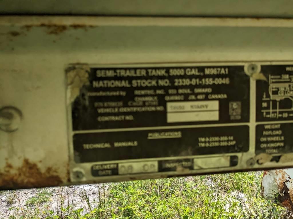 Remtec m67a1 Säiliöperävaunut