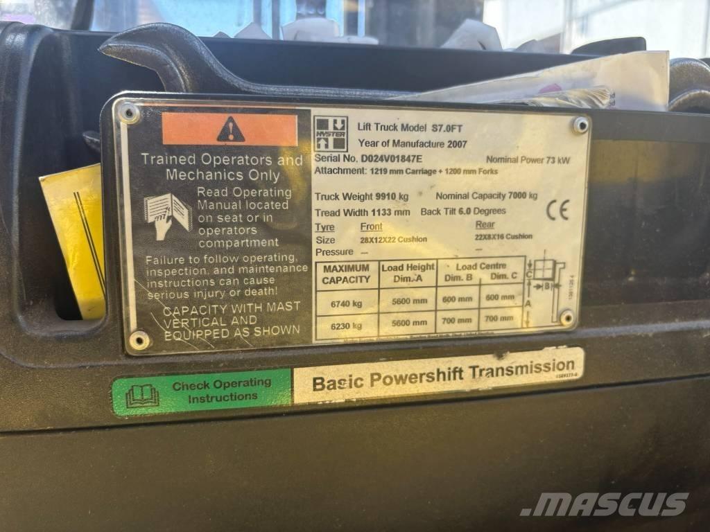 Hyster S7.0FT Nestekaasutrukit